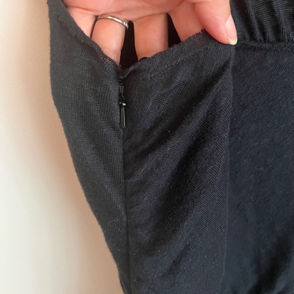 Black ROBERT RODRIGUEZ Dress sz 6- 100% linen - Picture 5 of 9